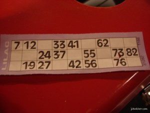The Jackpot Bingo winning ticket! The Jackpot Bingo winning ticket!