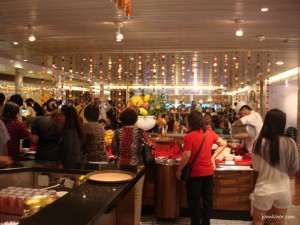 Buffet area of Star Cruise Pisces 
