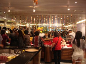 Buffet area of Star Cruise Pisces Buffet area of Star Cruise Pisces