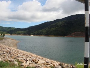 View before entering Teluk Bahang Dam Penang