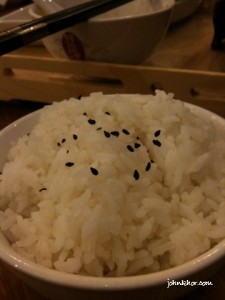 White rice @ Xian Ding Wei Queensbay Mall