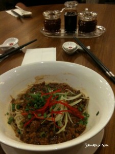 A Taiwanese noodles @ Xian Ding Wei Queensbay Mall