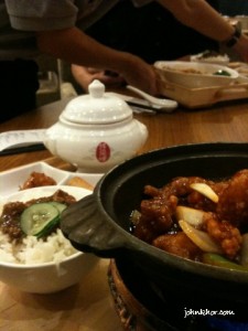 Sweet & Sour Pork Set @ Xian Ding Wei Queensbay Mall