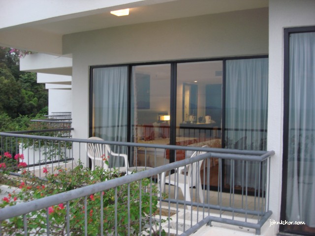 Another view of the balcony of VIP Studio Suite @ Hydro Hotel, Miami Beach, Penang