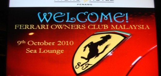 Ferrari Owners Club Malaysia @ Sea Lounge, Hydro Hotel Penang 1