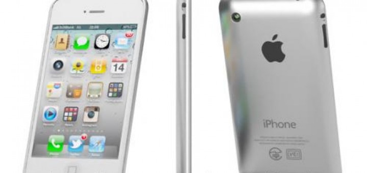 iPhone 5 with aluminium backing & redesigned antenna