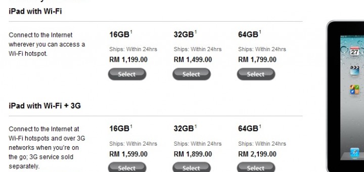 iPad Malaysia price slashed