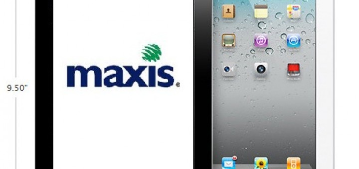 Black & white iPad 2 size @ Maxis