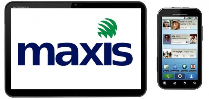 Maxis bundles Motorola Xoom with Motorola Defy