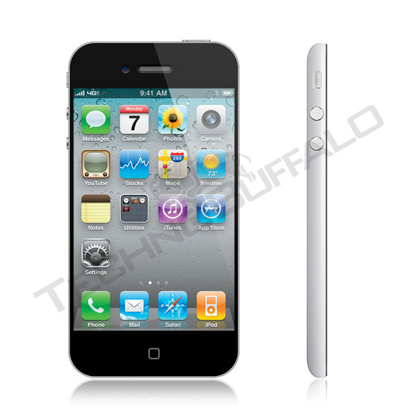 Rumored iPhone 5 design with aluminium casing