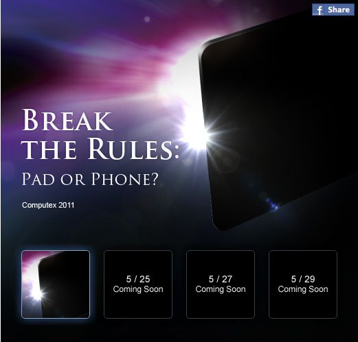 Asus new tablet Asus PadFone