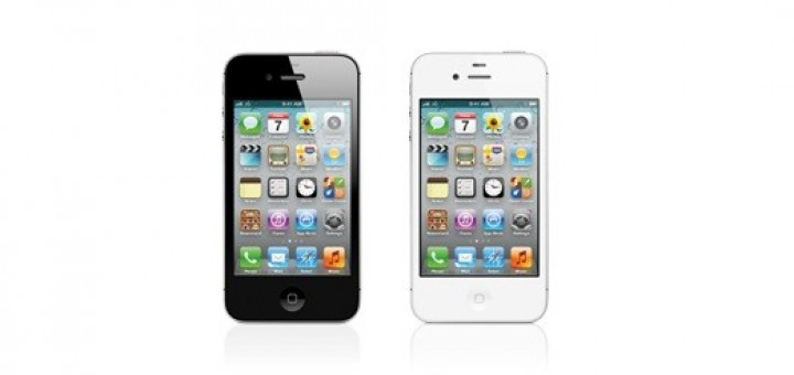 iPhone 4S on Apple website white & black